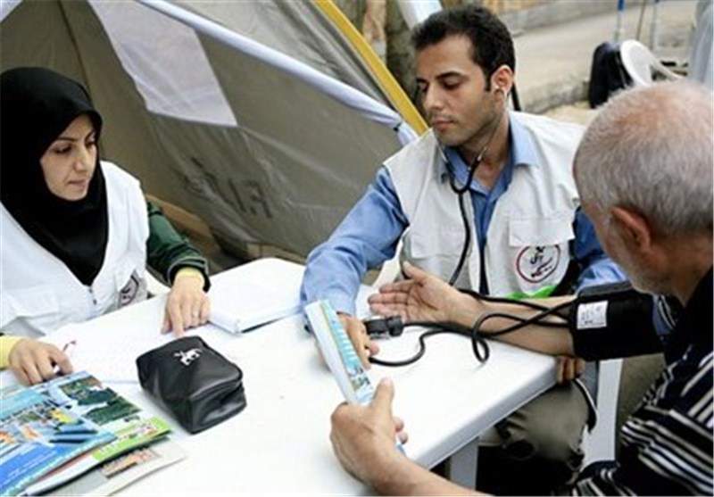 ویزیت بیماران مناطق محروم بیجار توسط اکیپ‌های بسیج جامعه پزشکی