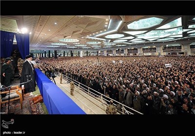 Photos: Basij Forces, Commanders Meet Supreme Leader in Tehran