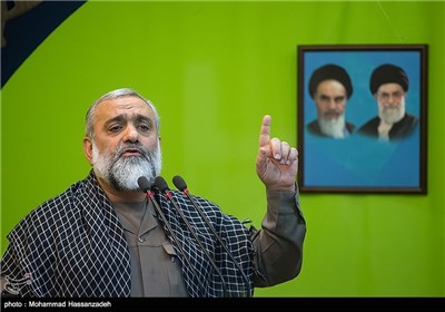 سخنرانی سردار محمدرضا نقدی رئیس سازمان بسیج مستضعفین در نماز جمعه تهران