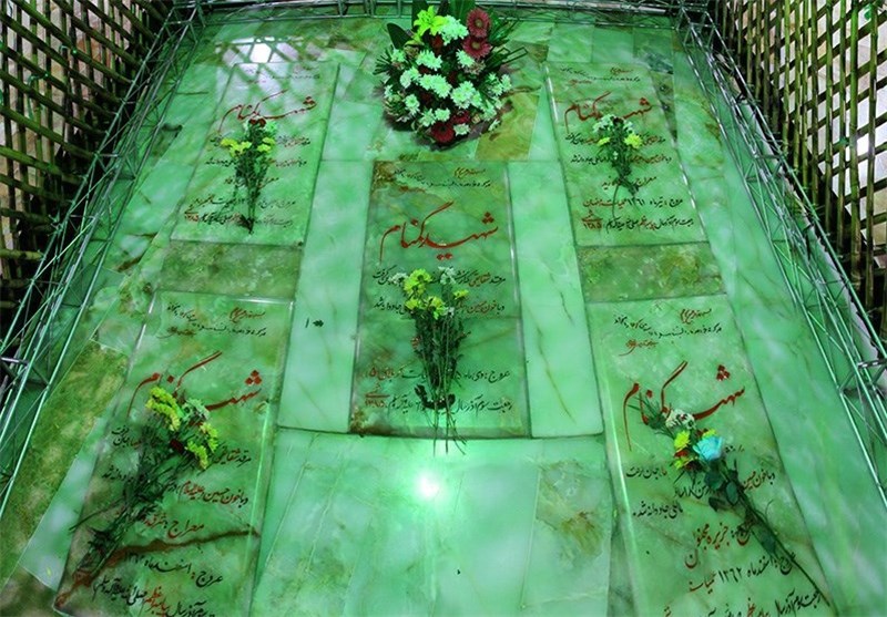 تشییع و تدفین 3 شهید گمنام در دانشگاه آزاد یاسوج