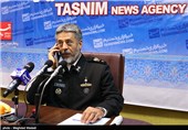 بازدید امیر حبیب‌الله سیاری فرمانده نیروی دریایی ارتش از خبرگزاری تسنیم