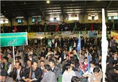 اجتماع بزرگ 10 هزار نفری بسیجیان سمنان برگزار شد‌