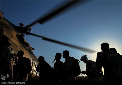 Free-fall Skydiving Exercises by Iranian Basij Forces