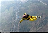Free-fall Skydiving Exercises by Iranian Basij Forces