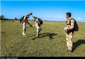 Free-fall Skydiving Exercises by Iranian Basij Forces