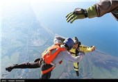 Free-fall Skydiving Exercises by Iranian Basij Forces