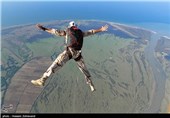 Free-fall Skydiving Exercises by Iranian Basij Forces
