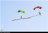 Free-fall Skydiving Exercises by Iranian Basij Forces