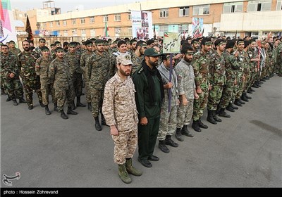 تجمع گردان های عاشورا و الزهرا در ناحیه مقداد