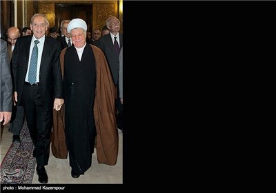 دیدار رئیس مجلس لبنان با آیت الله هاشمی رفسنجانی