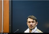 پائولو مالدینی در کنفرانس خبری بعد از بازی پرسپولیس و میلان