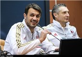 پائولو مالدینی، دنیل ماسارو در کنفرانس خبری بعد از بازی پرسپولیس و میلان