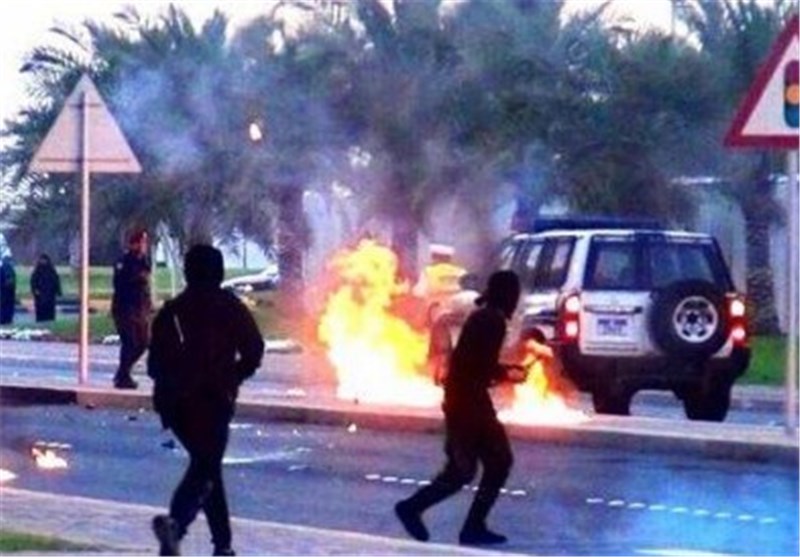 حمله نیروهای پلیس بحرین به تظاهرکنندگان در این کشور