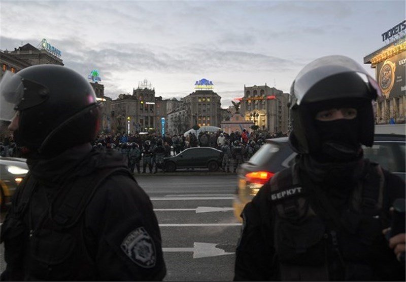 زخمی شدن 20 پلیس اوکراینی در درگیری با تظاهرکنندگان
