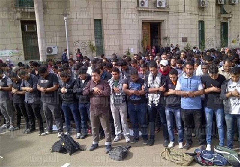 تظاهرات دانشجویان مصر در اعتراض به حکم اعدام صدها عضو اخوان