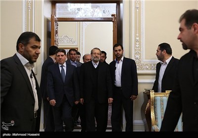 لاریجانی یستقبل رئیس الوزراء السوری