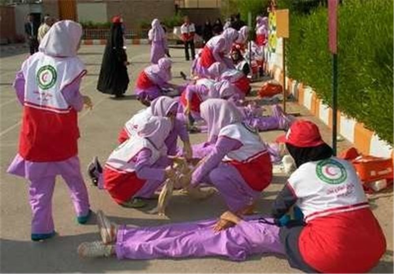 پانزدهمین مانور زلزله و ایمنی در مدارس سمنان برگزار شد