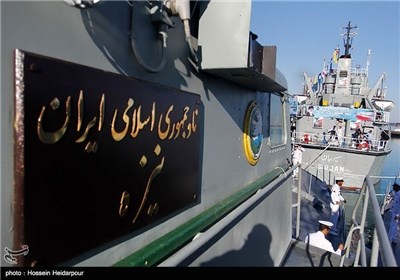  Iranian Navy Launches New Missile Frigates, Logistics Warship