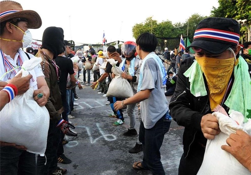 7 زخمی در تیراندازی افراد مسلح به مخالفان دولت تایلند