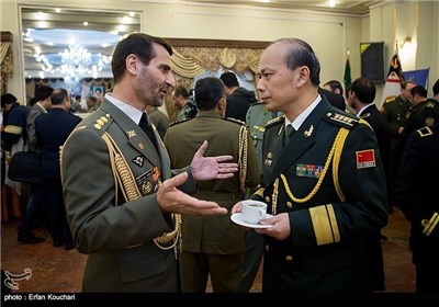 Foreign Military Attaches in Iran Meet Navy Commander