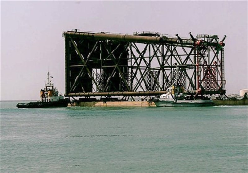 جکت 1970 تنی فاز 13 پارس جنوبی دربوشهر ساخته شد