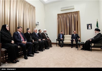 لقاء رئیس الوزراء العراقی بقائد الثوره الاسلامیة
