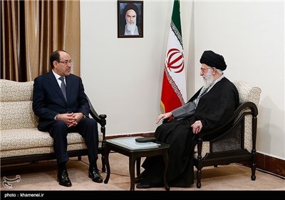 لقاء رئیس الوزراء العراقی بقائد الثوره الاسلامیة