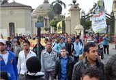 تیراندازی نیروهای امنیتی به سوی دانشجویان مصری