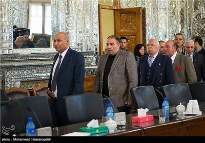 Photos: Delegation of Egyptian People Meets Iranian Parliament Speaker