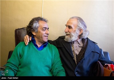 اسماعیل خلج و اصغر همت در جشن تولد هنرمندان پیشکسوت متولد ماه آذر 