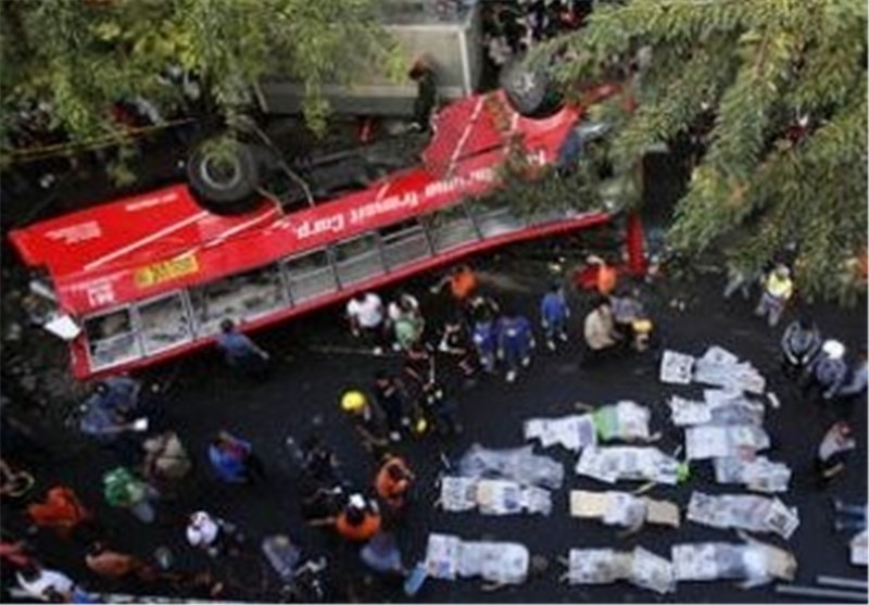 تصادف اتوبوس در شیلی 10 کشته برجای گذاشت