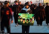 پرچم ایران برفراز موکب پذیرایی از زائران اربعین برافراشته شد