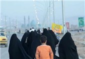 برگزاری پیاده‌روی فرهنگی بانوان در شهرستان جهرم