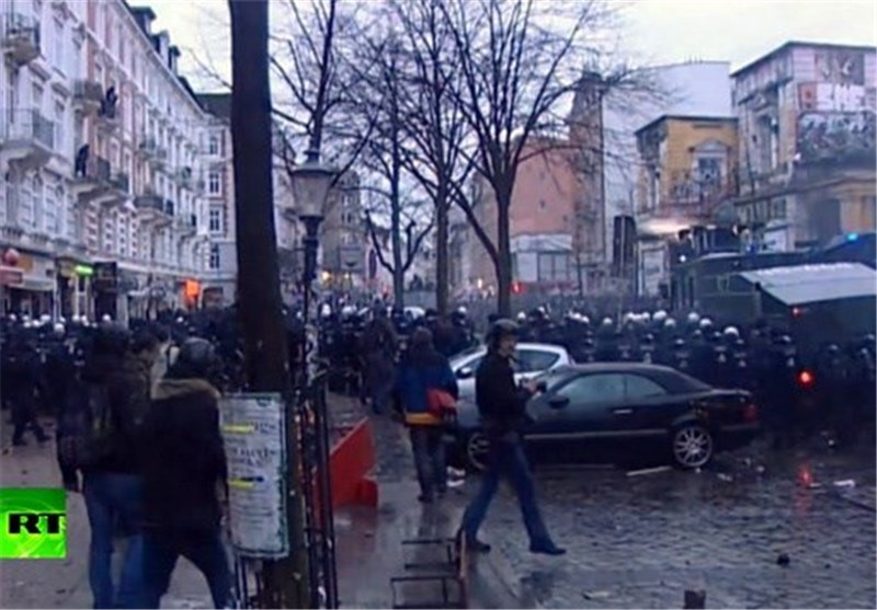 100 مامور پلیس در شهر هامبورگ زخمی شدند
