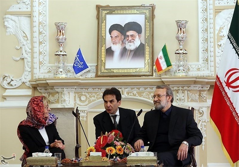 Italian FM Meets Iranian Parliament Speaker