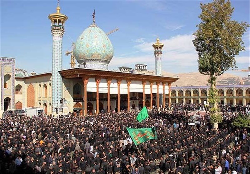 مراسم عزاداری امام رضا (ع) در آستان شاهچراغ(ع) برگزار می‌شود