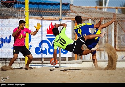 دیدار تیم فوتبال ساحلی دریانوردان بوشهر و گلسا پوش یزد‎