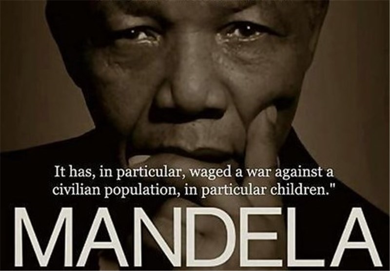 حمایت توأمان از ماندلا و صهیونیسم غیرممکن است + عکس