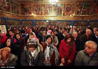 آغاز سال نو میلادی در کلیسای تاریخی وانک - اصفهان
