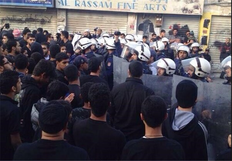 پلیس بحرین مانع از عزاداری شیعیان بحرین شد