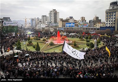 عزاداری شهادت امام رضا (ع) در جوار بارگاه آن حضرت