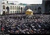 عزاداری شهادت امام رضا (ع) در جوار بارگاه آن حضرت