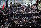 عزاداری شهادت امام رضا (ع) در جوار بارگاه آن حضرت
