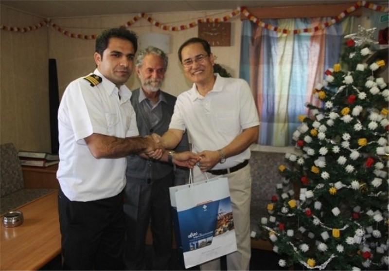 کاپیتان های مسیحی مهمان بندر شهیدرجایی بودند