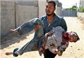 زخمی شدن 20 شهروند فلسطینی در نوار غزه