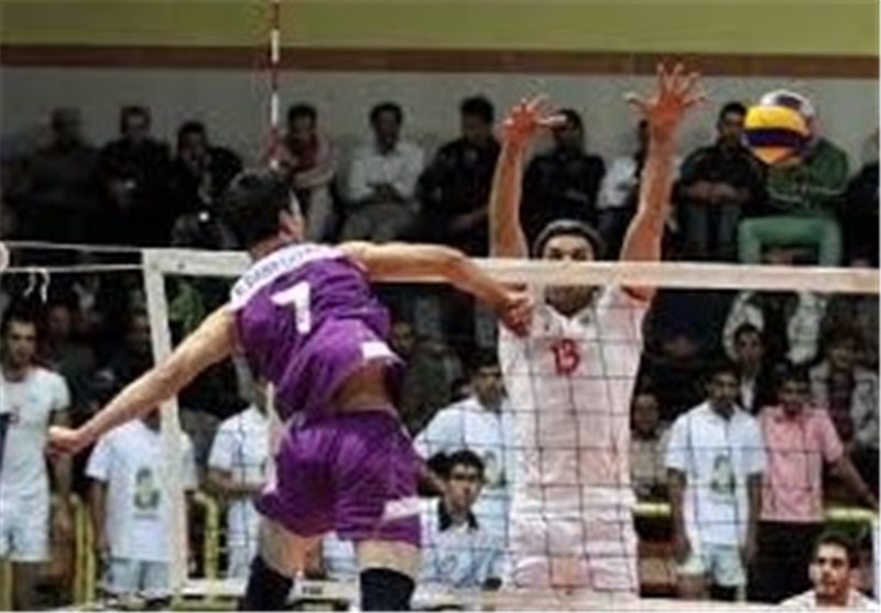 پیروزی شهرداری ملکان در والیبال لیگ دسته یک