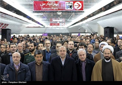مراسم افتتاح زیرگذر عابر پیاده چهارراه ولیعصر(عج)