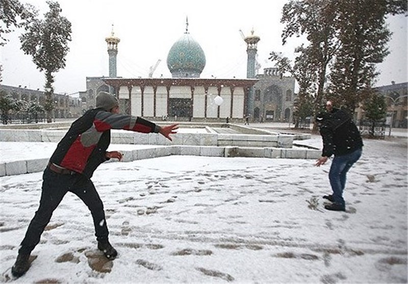 18 سال انتظار و بارش دوباره برف در شیراز