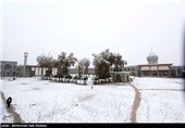 بارش برف در شیراز