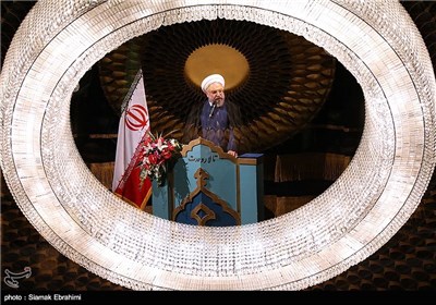 سخنرانی حجت الاسلام حسن روحانی رئیس جمهور در دیدار با هنرمندان